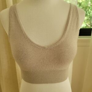Nadaam Signature Cashmere Longline Bra Tops Grey Size XS Pre-owned